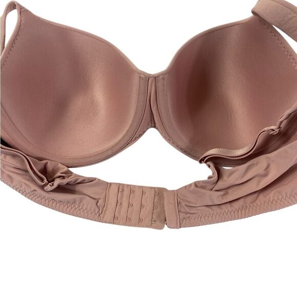 Seamless Tan Bra Ambrelle 42C Super Soft Balconette push up - Picture 4 of 6